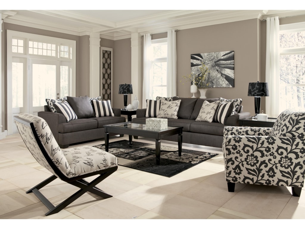 Signature Design by Ashley Levon - Charcoal Queen Sofa Sleeper with